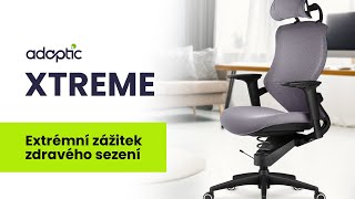 Adaptic Xtreme – univerzální zdravotní židle pro různé postavy vhodná do kanceláře a na home office [upl. by Tabbatha501]