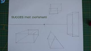 Deel 1  eenpuntsperspectief oefenen [upl. by Nedearb]