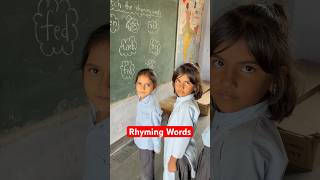 Rhyming words 🙄 तुकांत 🤗 rhymingwords learnenglish learningbydoing easyenglish nipunrj [upl. by Leterg]