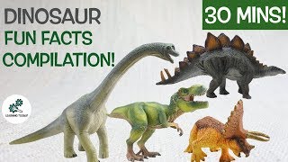 Learn about DINOSAURS  Fun amp Educational Compilation  Jurassic World Dominion Dinosaur Facts [upl. by Conchita]