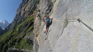 Via ferrata Kandersteg Switzerland [upl. by Kado839]