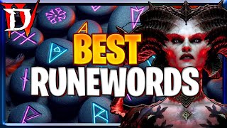 Diablo 4 Best RuneWords Runes Vessel of Hatred  Season 6 Diablo 4 Guide All Classes From PTR [upl. by Josephine]