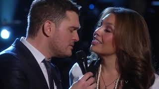 Michael Bublé Duet With Thalia  Mis DeseosFeliz Navidad  Live From NBC New York [upl. by Maher]