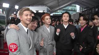 BTS shares message for BTS Army at the 2021 AMAs [upl. by Antoine]