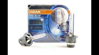 OSRAM Xenarc Cool Blue Boost D2S  Color amp Intensity Comparison [upl. by Egduj]