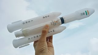 I made LVM3 rocket of ISRO using 3D printer [upl. by Ayram]