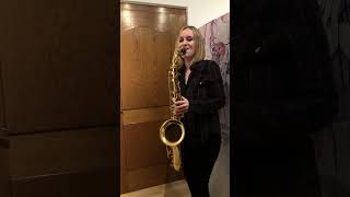 Beginner Saxophone Song quotSummer Walkquot by Dirko Juchem 🖤💜 [upl. by Woodman]