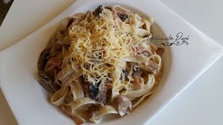 عجائن طاكلياطيل كاربونارا  Pâtes à la Carbonara [upl. by Lledniw]