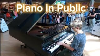 How to play piano in public  Piano in a Shopping Mall [upl. by Irret216]