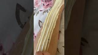 Wow 🤩 sugar paste 🍯 remove hair from legs ASMR wax satisfying relax painlesswaxing [upl. by Oryaj]