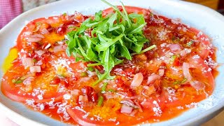 Carpaccio de Tomates  Recette Facile et Rapide  Impressionnez votre Famille et vos Amis [upl. by Dream]