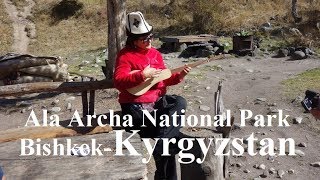 BishkekAlaArcha NPTraditional Kyrgyz Komuz Live Music Part 6 [upl. by Ethbin876]