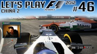 Lets Play F1 2012 COOP mit Dner 46  Gefährlich mit Di Resta  China 2 [upl. by Anaid]