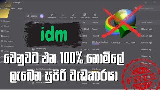 IDM වෙනුවට එන 100 නොමිලේ ලැබෙන සුපිරිම 🚀 Download Manager එක  AB Download Manager සිංහල [upl. by Nerrol]