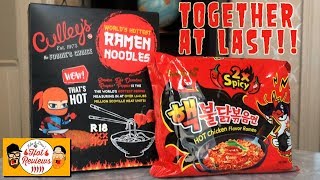 HOTTEST RAMEN EVER CULLEYS WORLDS HOTTEST RAMEN  2x SPICY SAMYANG NUCLEAR FIRE NOODLES [upl. by Vivien]