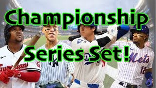 MLB Championship Series Match Ups Set More Upsets In College Football mlb collegefootball [upl. by Annam916]