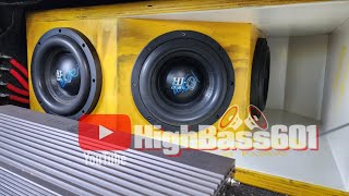 TRUNK SOUNDS THUMPING  3 SAVARD AUDIO HI Q 10S  DYNAMIC AUDIO DA 40001 [upl. by Ahsirahc]