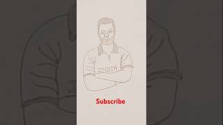 Indian cricketer Drawing 👌 Sanjana Art Channel 🩵short Trending  Drawing Videos 💕 [upl. by Lladnarc401]