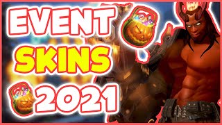 Overwatch  HALLOWEEN 2021 EVENT SKINS [upl. by Luehrmann]