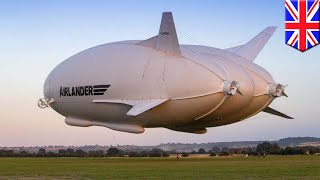 Airlander 10 Worlds largest aircraft to offer luxury tourist trips to exotic places  TomoNews [upl. by Alake]