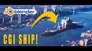 The Tanker Blender VFX Breakdown Compositing CG into Live Action [upl. by Beaumont]