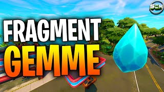 RAMASSER DES FRAGMENTS DE GEMMES A DES STATIONS SERVICE FORTNITE EMPLACEMENT GEMME FORTNITE DÉFI [upl. by Parrisch]