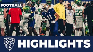 Jalen McMillan 2023 Pac12 Football Championship Game Highlights  No 3 Washington vs No 5 Oregon [upl. by Llyrad846]