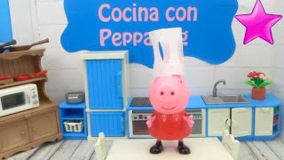 Peppa Pig COCINERA Sus mejores momentos cocinando Vídeos en español [upl. by Malinde]