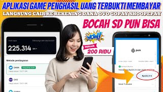 LANGSUNG CAIR KE DANA Dibayar 200RBHari Dari Game ini  Apk Penghasil Saldo Dana Tercepat 2024 [upl. by Butterfield167]