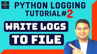 Python Logging Tutorial 2  Write Logs to a File and Change Log Level [upl. by Alidus]