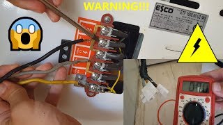 HOW TO WIRE AN ELECTRIC COOKER CONNECT INSTALL WIRING how to howto wire install cooker uk eu [upl. by Filip685]