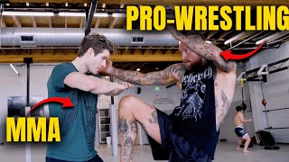 MMA vs Pro Wrestling 🤯 Sage Northcutt And Malakai Black Train Together [upl. by Reinal960]