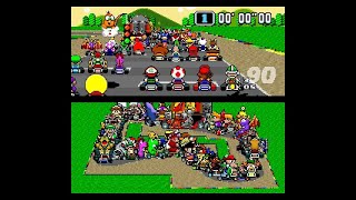 Super Mario Kart with 101 players FanMade [upl. by Ygief]