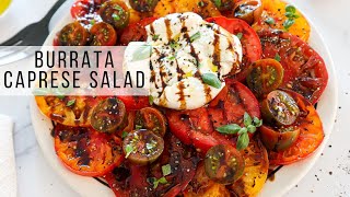 Fresh Burrata Caprese Salad [upl. by Dronel]