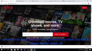 Buka Netflix di Jaringan Indihome dan Bypass Internet Sehat Indihome [upl. by Jedd]