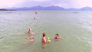 Chiemsee  Strandbad Seebruck  Sommerurlaub [upl. by Kuth]