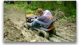 Off Road Lawn Mower Jamboree Pt3 Deep Mud Run [upl. by Aitenev611]