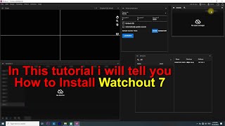 How to install watchout 7 [upl. by Gerrie]