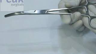 Curved Kocher Forceps Surgical Instruments [upl. by Lamond]