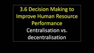 36 14 Centralisation and Decentralisation [upl. by Riella]