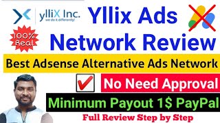 Yllix Ads Network Review  Yllix Ads Review  Yllix AdSense Alternative Ad Network  Smart Hindi [upl. by Nellir]