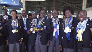 Bajan senior athletes return with 89 medals [upl. by Ekul]