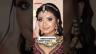 full indian bridal makeup tutorial😍trendingshorts makeuptutorial girlgamer hake tipps india [upl. by Lainey297]