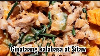 Ginataang Kalabasa at Sitaw mysimplecookingstyle [upl. by Esinal]