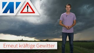 ACHTUNG Neue Unwetter am Montag Schwere Gewitter erreichen Deutschland mit Hagel und Sturmböen [upl. by Norad]