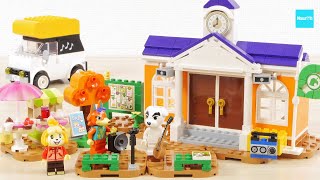 レゴ どうぶつの森 広場でとたけけライブ 77052 ／ LEGO Animal Crossing KKs Concert at the Plaza Speed Build amp Review [upl. by Suirrad]