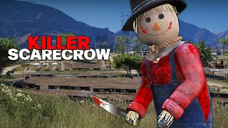 I ATTACK PLAYERS AS A TERRIFYING SCARECROW  GTA 5 RP [upl. by Ysor825]