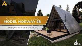 AFRAME NORDIC HOUSES  Model Norway 98  Vaša prava kuća iz snova [upl. by Bible623]