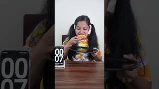 30 SECOND Pizza 🍕 CHALLENGE  Pizza Eating CHALLENGE shorts ashortaday pizza ytshorts [upl. by Alisun]