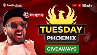 Giveaways  Tuesday Majors  Junglee Poker [upl. by Briano]